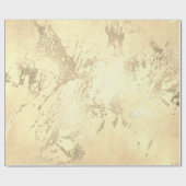 Elegant modern goudmarmer cadeaupapier (Vlak)