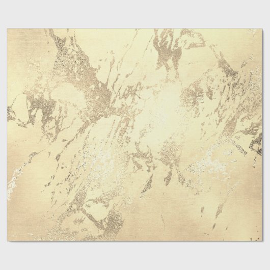Elegant modern goudmarmer cadeaupapier (Vlak)