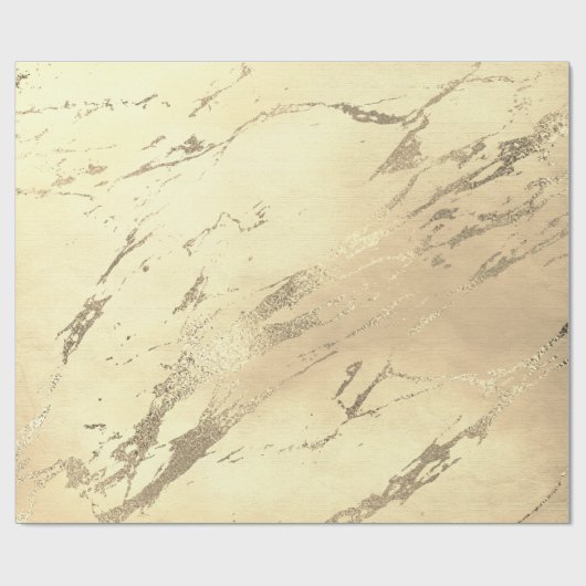 Elegant modern goudmarmer cadeaupapier (Vlak)