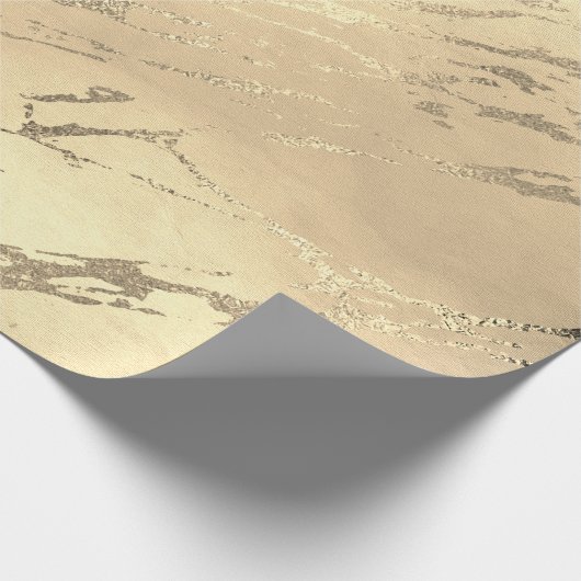 Elegant modern goudmarmer cadeaupapier (Hoek)