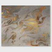 Elegant modern goudmarmer cadeaupapier (Vlak)