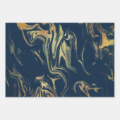 Elegant modern goudmarmer inpakpapier vel (Voorkant 2)