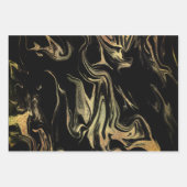 Elegant modern goudmarmer inpakpapier vel (Voorkant)