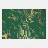 Elegant modern goudmarmer inpakpapier vel (Voorkant 3)