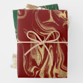 Elegant modern goudmarmer inpakpapier vel (In situ)