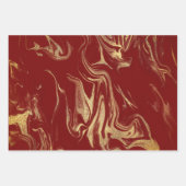 Elegant modern goudmarmer inpakpapier vel (Voorkant)