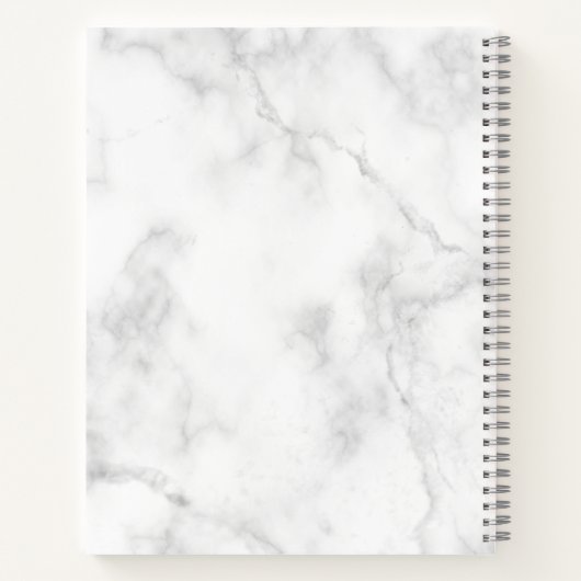 Elegant modern gradiënt blauw paars glitter notitieboek (Achterkant)