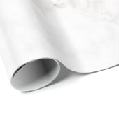 Elegant modern gradiënt koper goud witte marmer cadeaupapier (Rol Hoek)