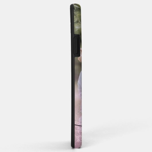 Elegant modern gradiënt roos goud glitter foto Case-Mate iPhone case (Achterkant/rechts)