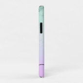 Elegant modern gradiëntmunt groen glitter paars Case-Mate iPhone case (Achterkant/rechts)