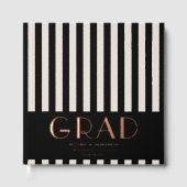Elegant Modern Graduation Party Folie gastenboek (Voorkant)