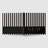 Elegant Modern Graduation Party Folie gastenboek (Volledig)