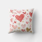 Elegant modern grafisch script persoonlijk kussen (Achterkant)