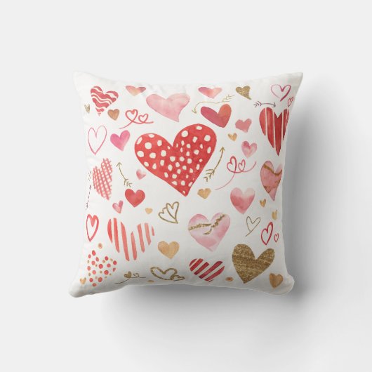 Elegant modern grafisch script persoonlijk kussen (Achterkant)