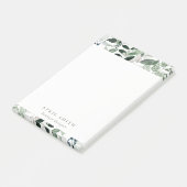 Elegant Modern Green Leafy Tropical Foliage Fern Post-it® Notes (Schuin)