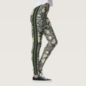 Elegant modern grijs en wit patroon l Workout Leggings (Rechts)