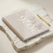 Elegant Modern Hand-Drawn Sketch Floral Organize Planner