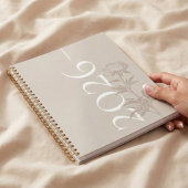 Elegant Modern Hand-Drawn Sketch Floral Organize Planner