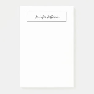 Elegant modern, handgeschreven beeldscherm — profe post-it® notes