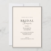 Elegant, modern, handschrift, beige Vrijgezellenfe Kaart (Voorkant)