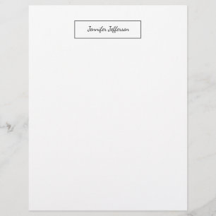 Elegant modern handschrift in Professional Briefhoofd