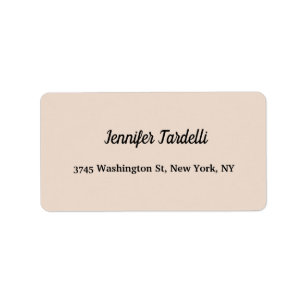 Elegant modern handschrift in Professional Etiket