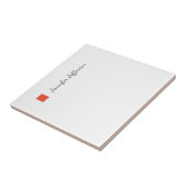 Elegant modern handschrift in Professional Tegeltje (Zijkant)