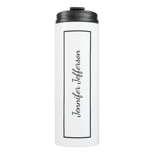 Elegant modern handschrift in Professional Thermosbeker (Voorkant)