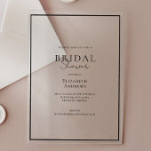 Elegant, modern, handschrift, Vrijgezellenfeest Acryl Uitnodigingen