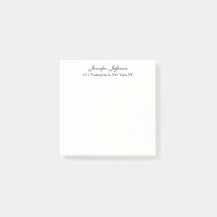 Elegant Modern Handwriting Eenvoudig Professioneel Post-it® Notes