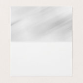 Elegant modern, hedendaags stijlgrijs rood visitekaartje (Binnenkant ongevouwen)