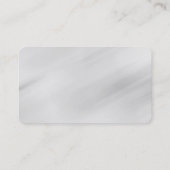 Elegant modern, hedendaags stijlgrijs rood visitekaartje (Achterkant)