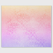 Elegant modern holografisch demasje cadeaupapier (Vlak)