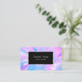 Elegant modern holografisch Lijst Visitekaartje (Staand voorkant)