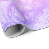 Elegant modern holografisch marmer cadeaupapier (Rol Hoek)