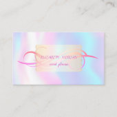 Elegant modern holografisch visitekaartje (Voorkant)