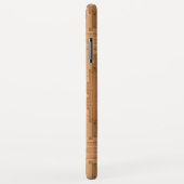 Elegant modern houten geometrisch ontwerp Case-Mate iPhone case (Achterkant/rechts)