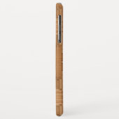 Elegant modern houten geometrisch ontwerp Case-Mate iPhone case (Achterkant/links)