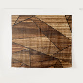 Elegant modern houten patroon wandkleed (Voorkant (horizontaal))