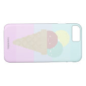 Elegant Modern, Ice Cream, Ombre-Personalized Case-Mate iPhone Case (Achterkant (Horizontaal))