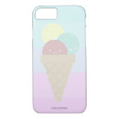 Elegant Modern, Ice Cream, Ombre-Personalized Case-Mate iPhone Case (Achterkant)