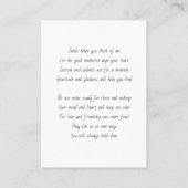 Elegant modern in liefdevolle Kaarten voor het geb Visitekaartje (Achterkant)