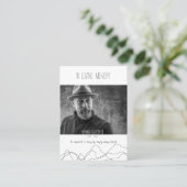 Elegant modern in liefdevolle Kaarten voor het geb Visitekaartje (Staand voorkant)