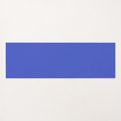 Elegant modern Indigo blauw geometrisch patroon Yogamat (Achterkant (horizontaal))