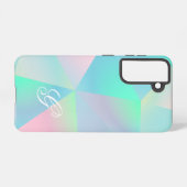 Elegant modern Initiaal Samsung Galaxy Hoesje (Achterkant horizontaal)