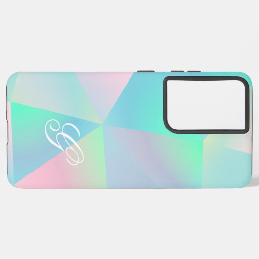 Elegant modern Initiaal Samsung Galaxy Hoesje (Linkerkant)