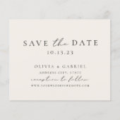 Elegant modern ivoorschrijfschrift Weddenschap (Voorkant)