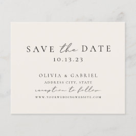 Elegant modern ivoorschrijfschrift Weddenschap