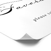 Elegant modern kalligrafiesoor poster (Hoek)