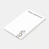 Elegant Modern Kat, Kattenmoeder, Grappig Geperson Post-it® Notes (Schuin)